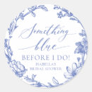 Search for victorian floral stickers Blue and white