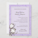 Search for tulip wedding invitations Lavender