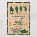 Search for troops invitations Army