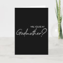 Search for will you be my godmother cards Christening