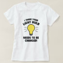 Search for light bulb tshirts Geek