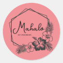 Search for hawaiian floral stickers Mahalo