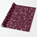 Search for burgundy and gold wrapping paper Trendy