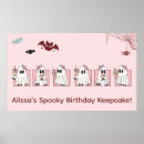 Recherche de fantômes mignons posters Décoration d'halloween