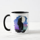 Search for howling wolf mugs Colourful