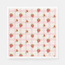Search for strawberry napkins Plaid