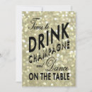 Search for funny new years eve invitations Gold
