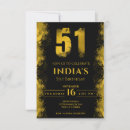 Recherche de black and gold anniversaire invitations Chic