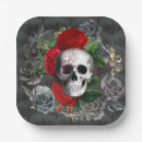 Search for skull and roses plates Gothic