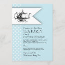 Search for tea party baby boy shower invitations Vintage