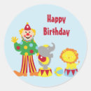 Search for circus clown stickers Cartoon