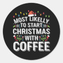 Search for christmas coffee stickers 2025