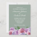 Search for purple and sage wedding invitations Botanical