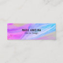 Recherche de simplicité cartes visite Coloré