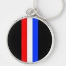 Search for blue and white stripes keychains Usa