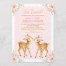 Recherche de deer baby girl shower invitations Rose