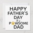 Search for dog fathers day cards Paw