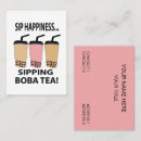 Search for bubble tea business cards Drink