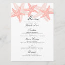 Search for beach wedding menus Ocean