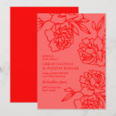 Recherche de pivoine rouge invitations Floral