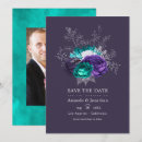 Search for purple and teal save the dates Floral