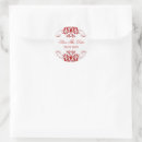 Search for red white damask stickers Elegant