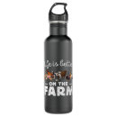 Search for cow and chicken water bottles Pig