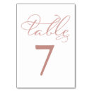 Search for rose gold table cards Modern