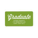 Search for chalkboard graduation return address labels Vintage