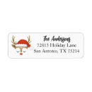 Search for reindeer return address labels Winter