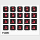 Search for warning symbol stickers Red