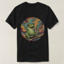 Search for psychedelic frog tshirts Colorful