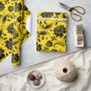 Search for vintage floral wrapping paper Yellow
