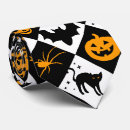 Recherche de chat noir et blanc cravates Halloween