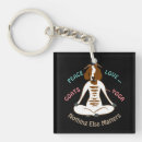 Search for love yoga keychains Lotus