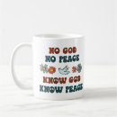 Search for know peace mugs God