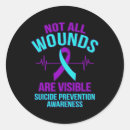 Search for suicide awareness stickers Mental illness awareness