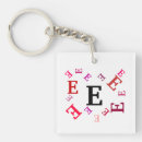 Search for red letter keychains Alphabet