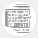 Search for john f kennedy stickers Freedom