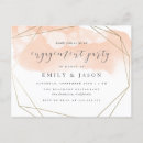 Search for geometric engagement party invitations Typography