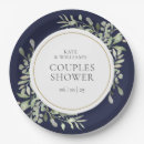 Search for navy and burgundy paper plates Bridal shower