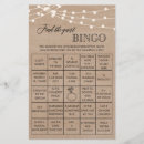 Search for wedding guest flyers Find the guest bingo