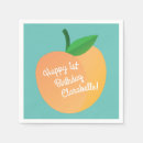 Search for peach fruit napkins Summer