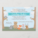 Search for deer baby boy shower invitations Woodland animals