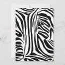 Recherche de motif zèbre vœux cartes Noir