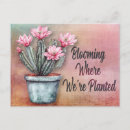 Search for cactus moving announcement cards Botanical