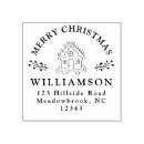 Search for merry christmas happy new year rubber stamps Rustic