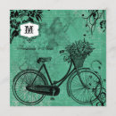 Search for bicycle square invitations Bride and groom