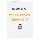 Recherche de humour hibou cartes postales Heureux