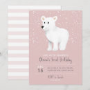 Recherche de baby girl 1ans anniversaire invitations Rose